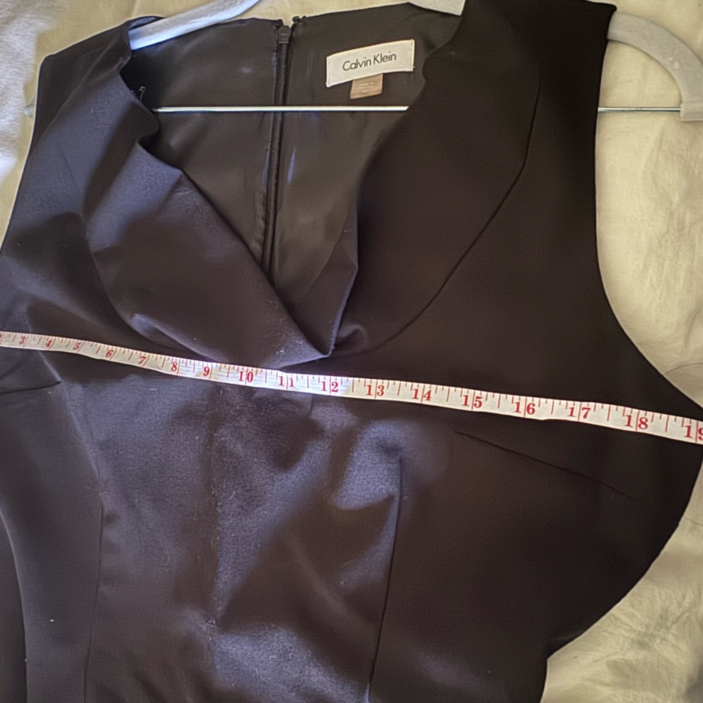 Calvin Klein Black Dress with belt - Picture 10 of 11